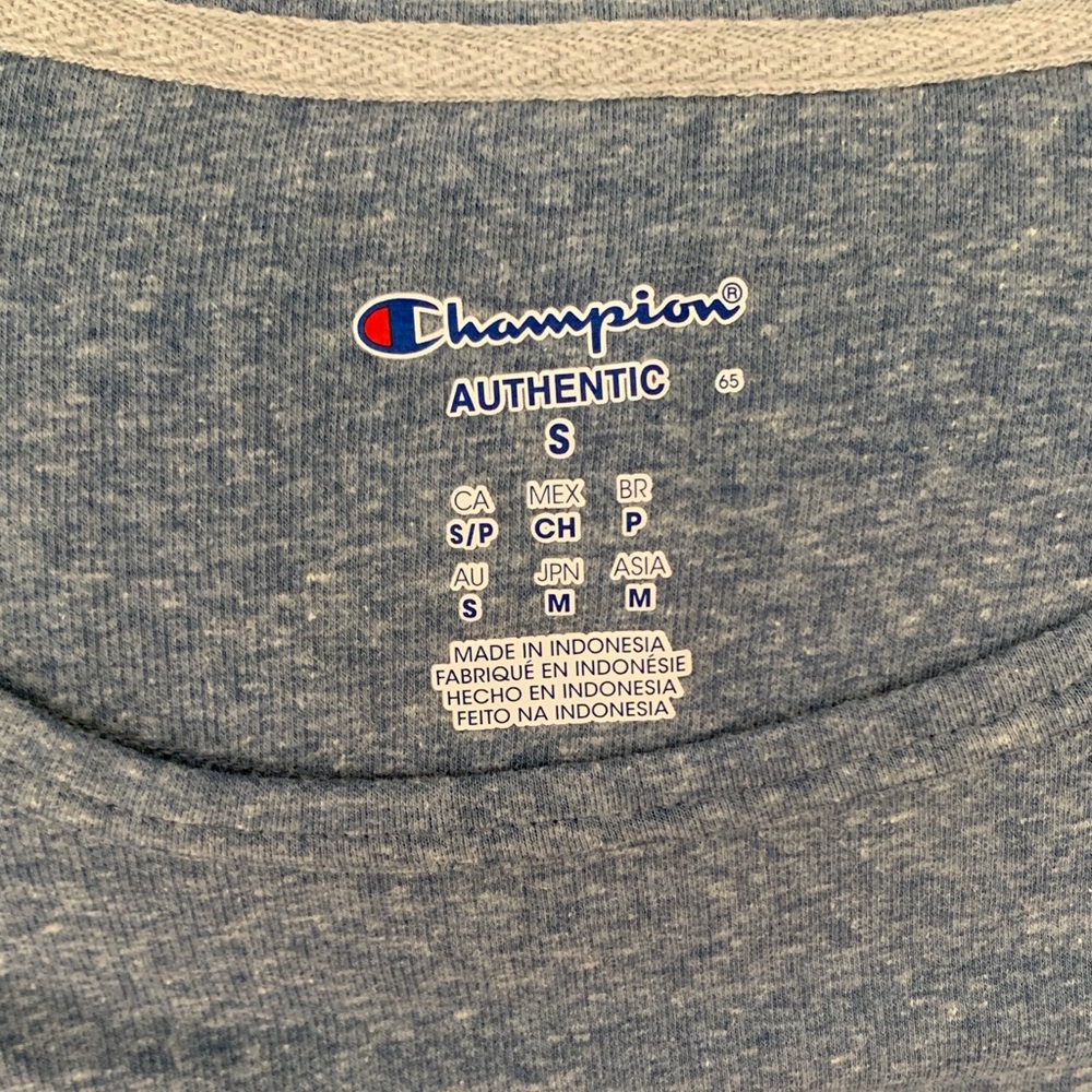 Champion Heathered Blue Women's Lounge Shirt - Picture 3 of 3